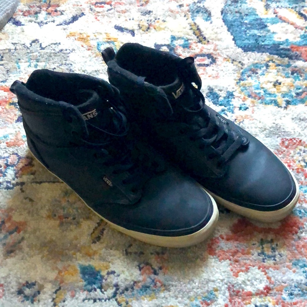 Black Vans High Tops Men’s 8